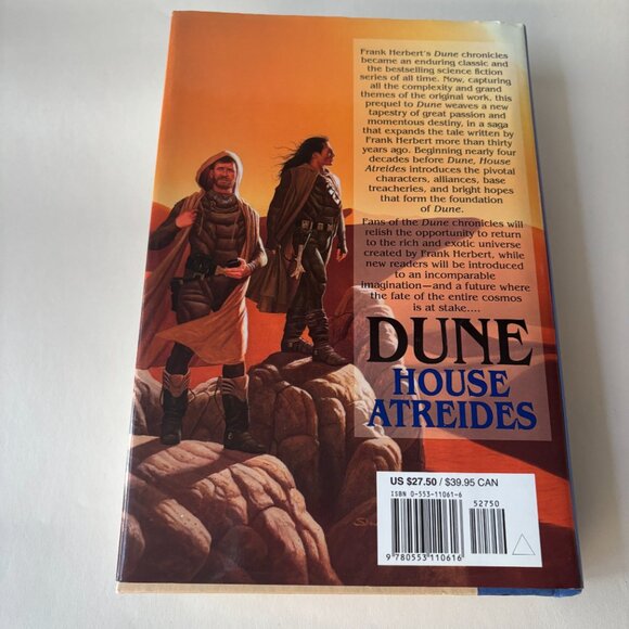Dune: House Atreides by Brian Herbert & Kevin J. Anderson Hardcover Vintage '99 - Picture 3 of 7